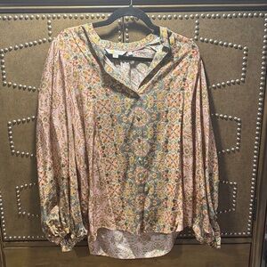 Boden Multicolor Floral Blouse